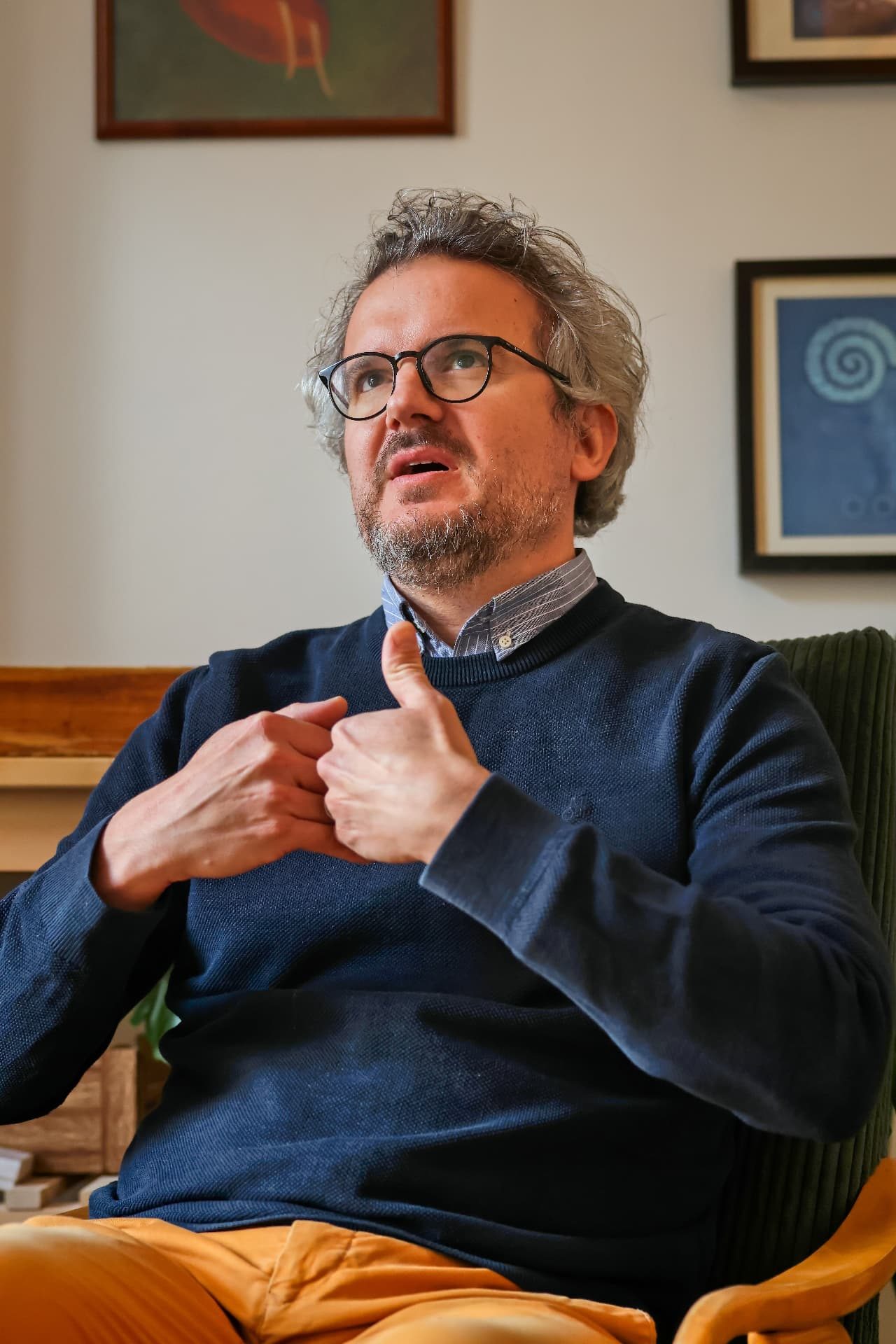 Martin Langpaul, ředitel FLAG Czech Republic, při rozhovoru